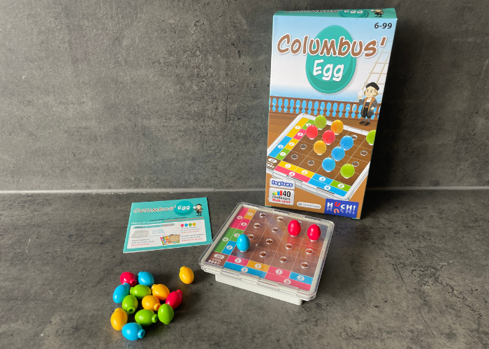 Overzichtsfoto smart game Columbus' Egg.
