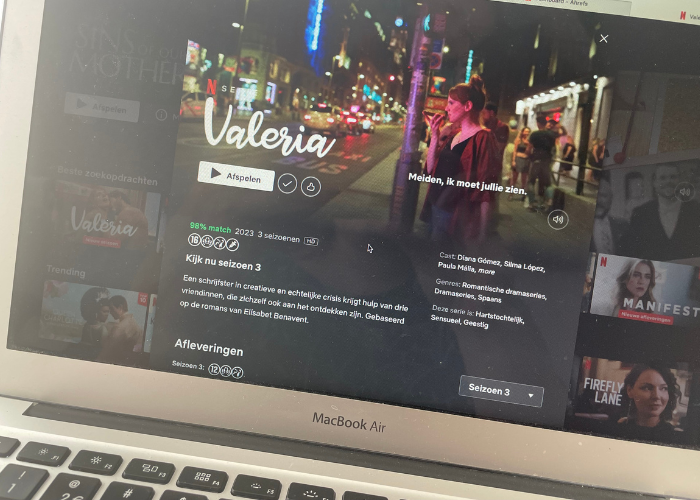 Spaanse serie Valeria op Netflix.