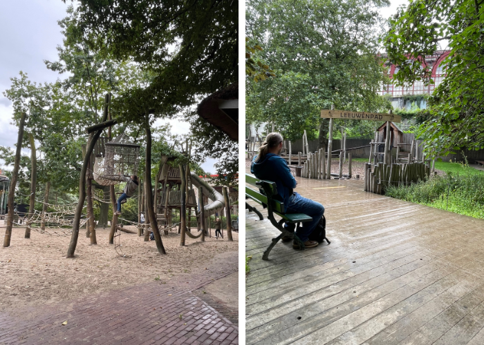 Speeltuinen in Zoo Antwerpen.