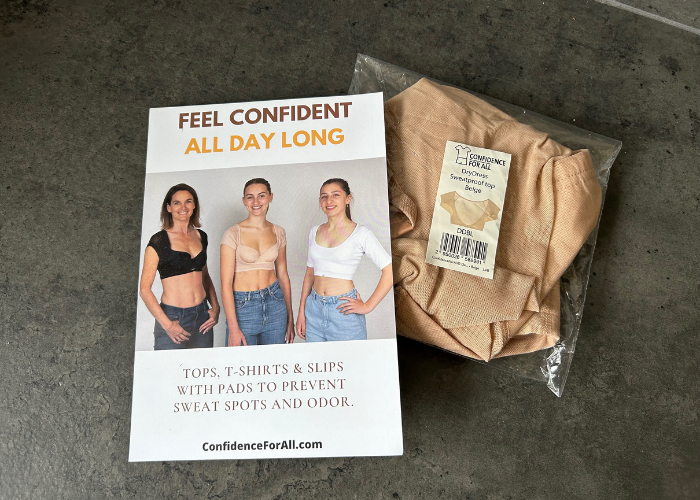 ConfidenceForAll anti zweet shirtjes.