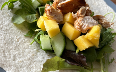 Recept: Wraps met kip en mango