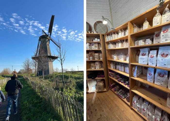 Kinderwandeling Woudrichem Molen winkel Nooit Gedagt.