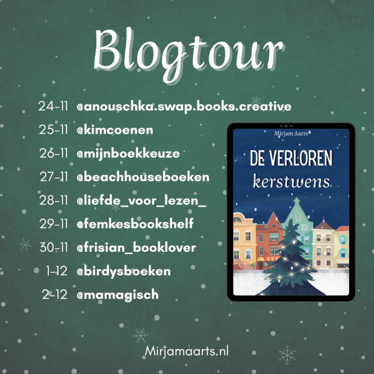 blogtour overzicht De verloren kerstwens.