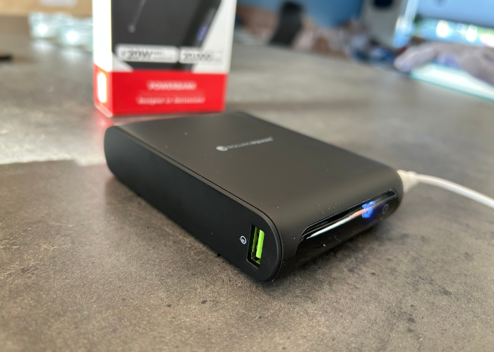 USB-A poort op de RollingSquare powerbank