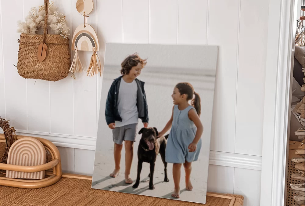 Schilderen op nummer van een eigen foto