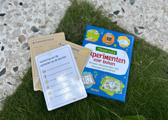 kaartendeck experimenten voor buiten voor kinderen