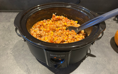 Slowcooker recept voor wraps vulling met kip
