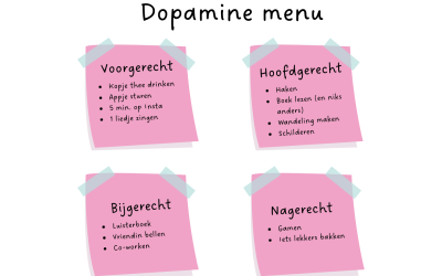 Dopamine menu voor moeders met ADHD