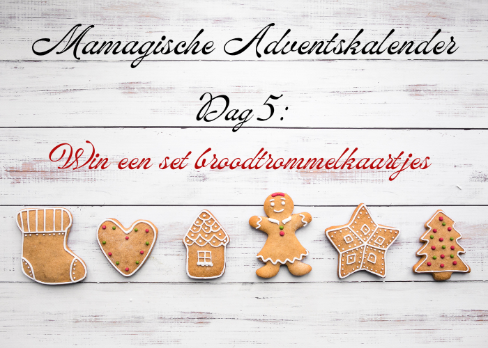 Broodtrommelkaartjes voor de kerst