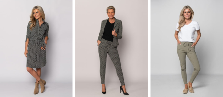 Kleding van travelstof bij Studio Lienne.