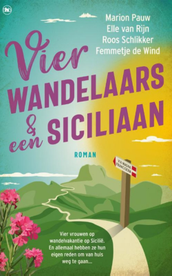 Vier wandelaars en een Siciliaan boekomslag