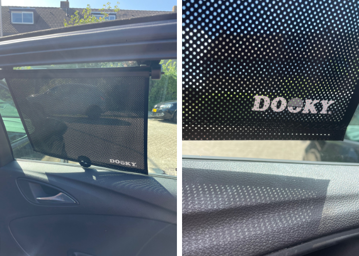 Auto zonnescherm voor de achterruiten.