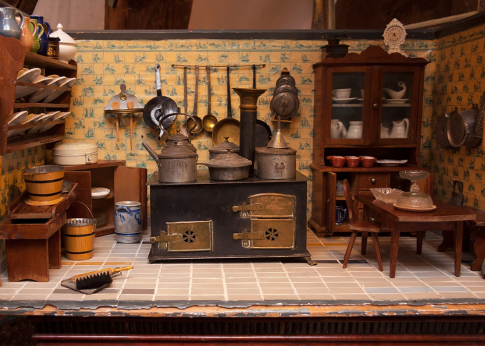 Een speelhuisje voor kinderen.