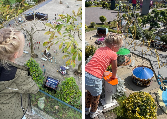 Madurodam: Nova kijkt haar ogen uit.