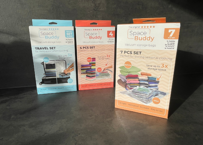 vacuümzakken van Space Buddy