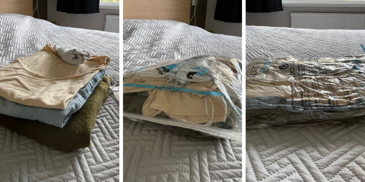 Vacuümzakken voor op reis.