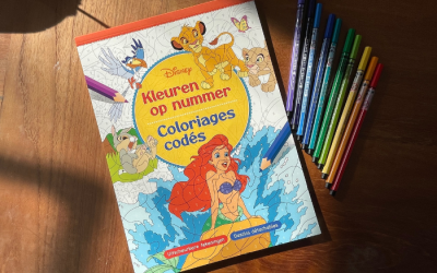 Cadeautip: Kleuren op nummer Disney
