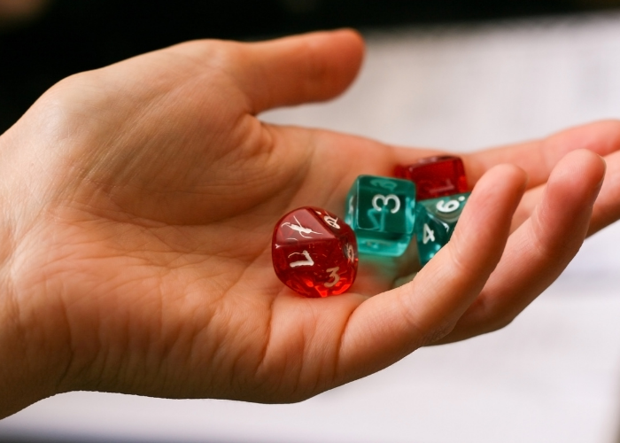 kamertje verhuren met sommen dobbelspel