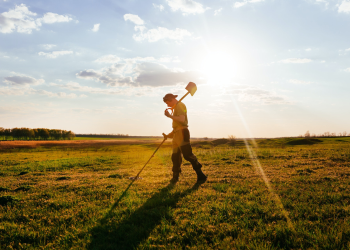 Modern schatzoeken: een metaaldetector voor kinderen
