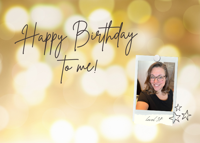 Hiep hiep hoera! Vandaag is mijn 37e verjaardag!