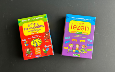 Leren lezen met de speel- en leerkaarten van Deltas + win!