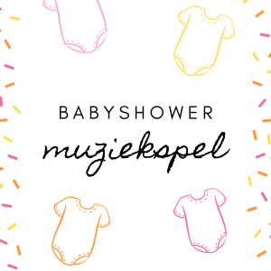 Het Babyshower Muziekspel - PRINTABLE