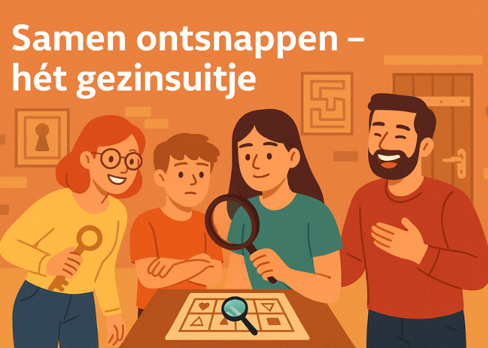 Een escape room al gezinsuitje